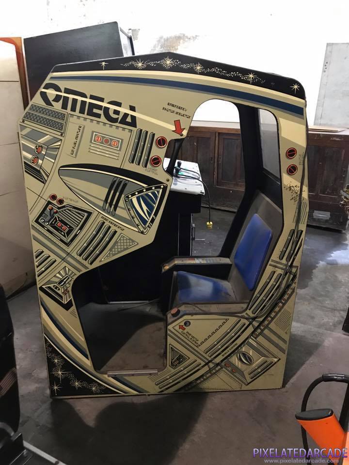 Omega Race Photo: Omega Race cockpit arcade cabinet