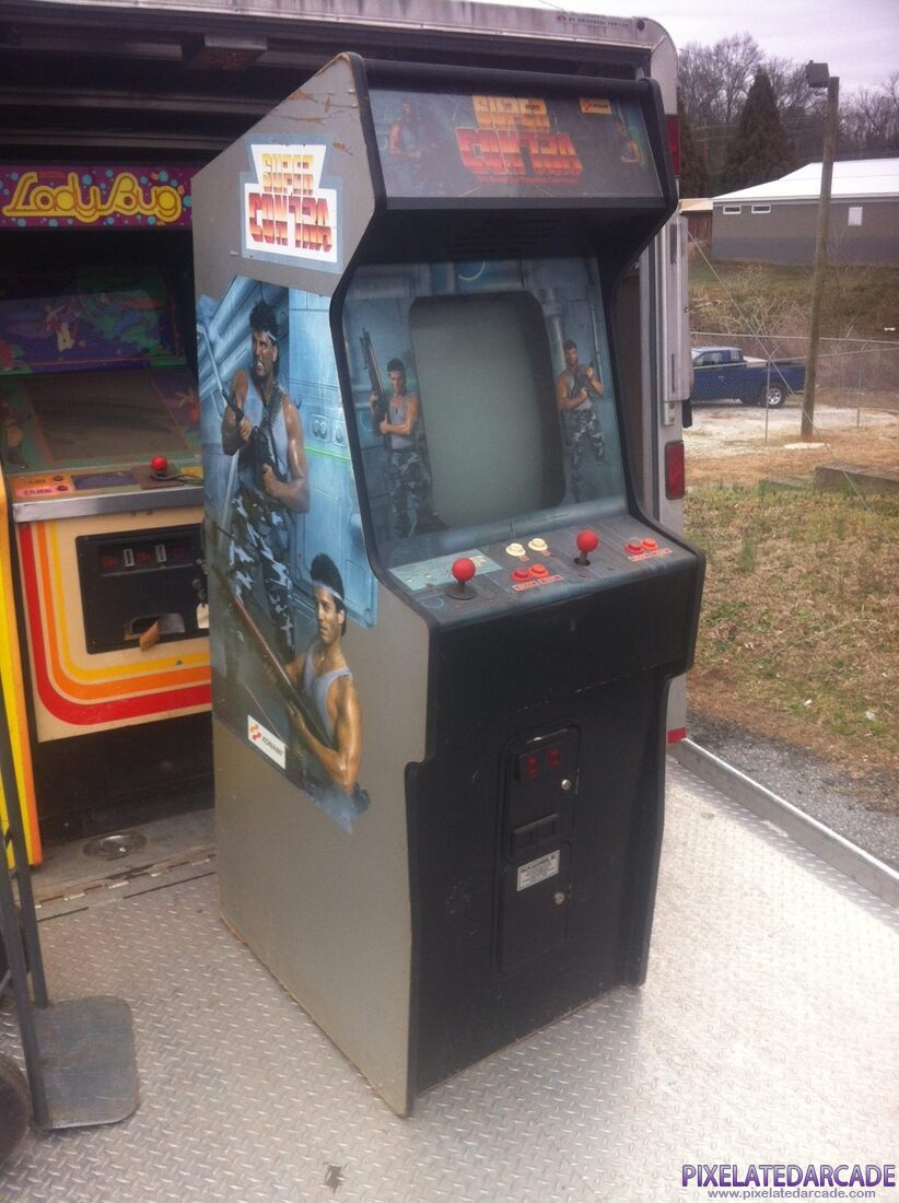Super Contra Photo: Super Contra arcade cabinet