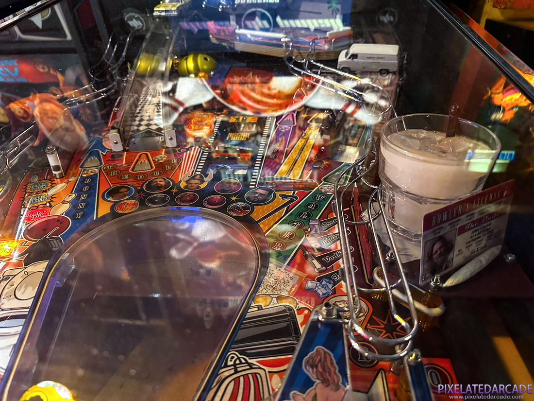 Big Lebowski, The Photo: The Big Lebowski pinball cabinet - Playfield