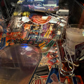 The Big Lebowski pinball cabinet - Lower playfield detail