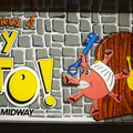 Robby Roto arcade cabinet - Marquee