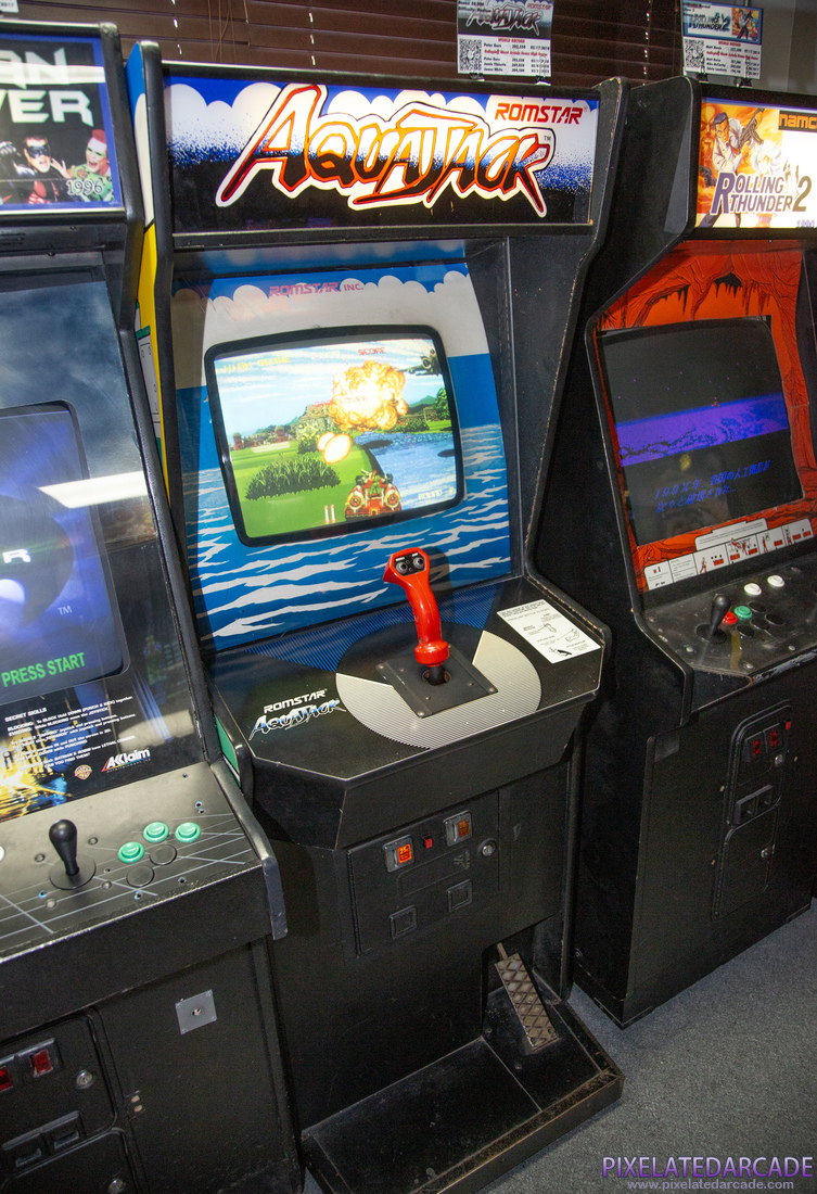 Aqua Jack Photo: Aqua Jack arcade cabinet