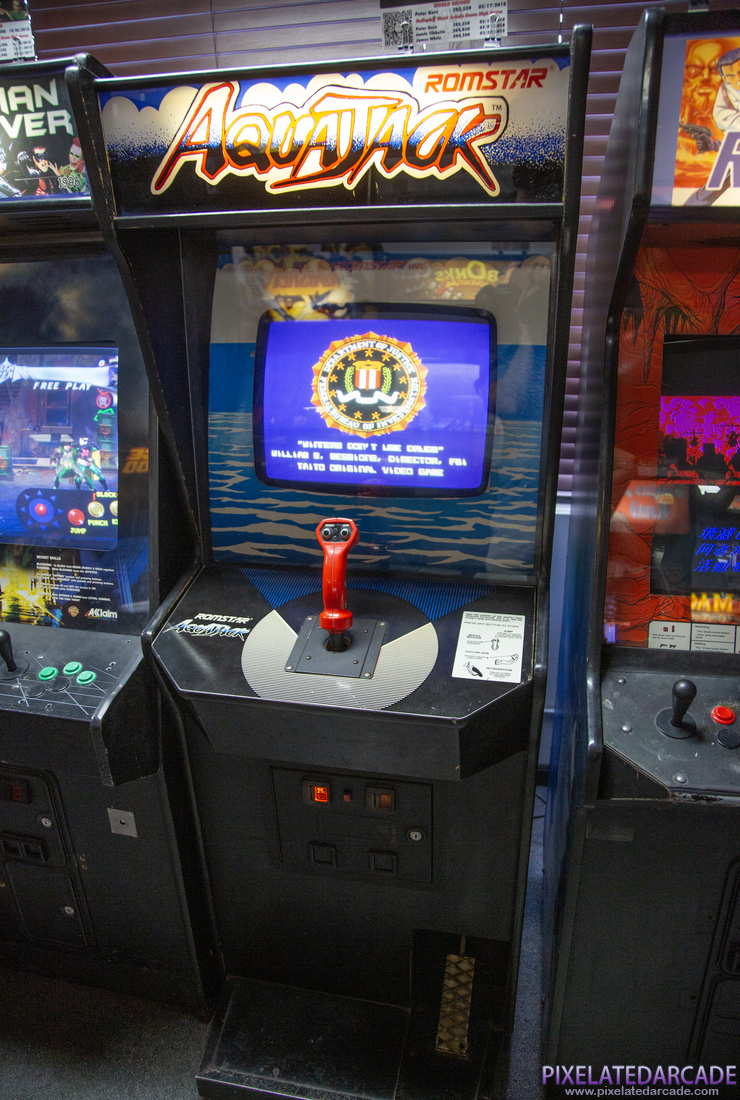 Aqua Jack Photo: Aqua Jack arcade cabinet