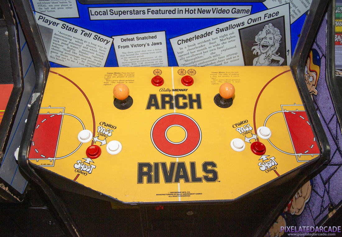 Arch Rivals Photo: Arch Rivals arcade cabinet - Controls