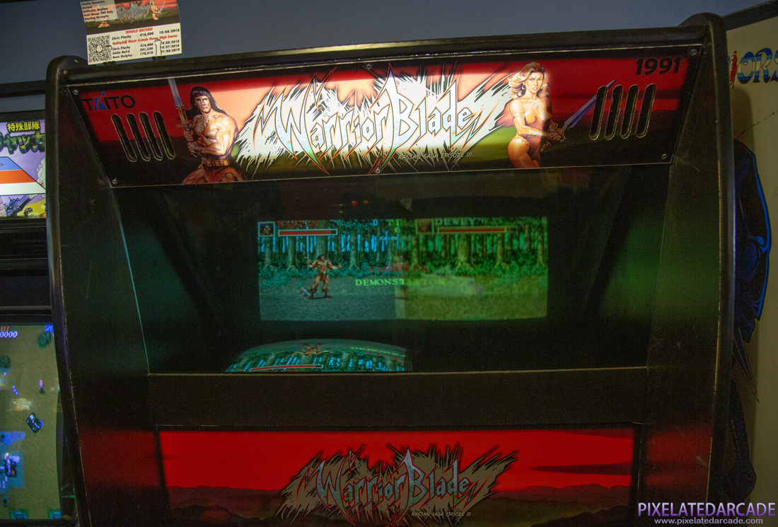 Warrior Blade: Rastan Saga Episode III Photo: Warrior Blade in Darius cabinet