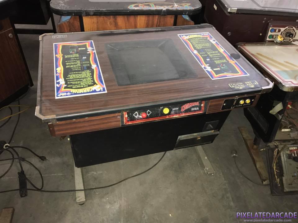 Carnival Photo: Carnival arcade cocktail table cabinet
