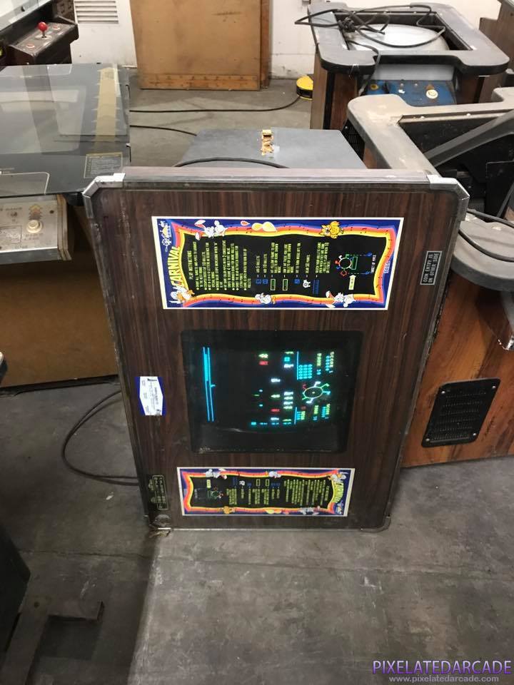 Carnival Photo: Carnival arcade cocktail table cabinet