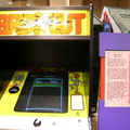Breakout arcade cabinet