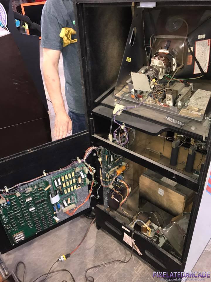 Robotron: 2084 Photo: Robotron: 2084 arcade cabinet - inside