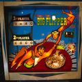 Big Flipper pinball cabinet - Backbox