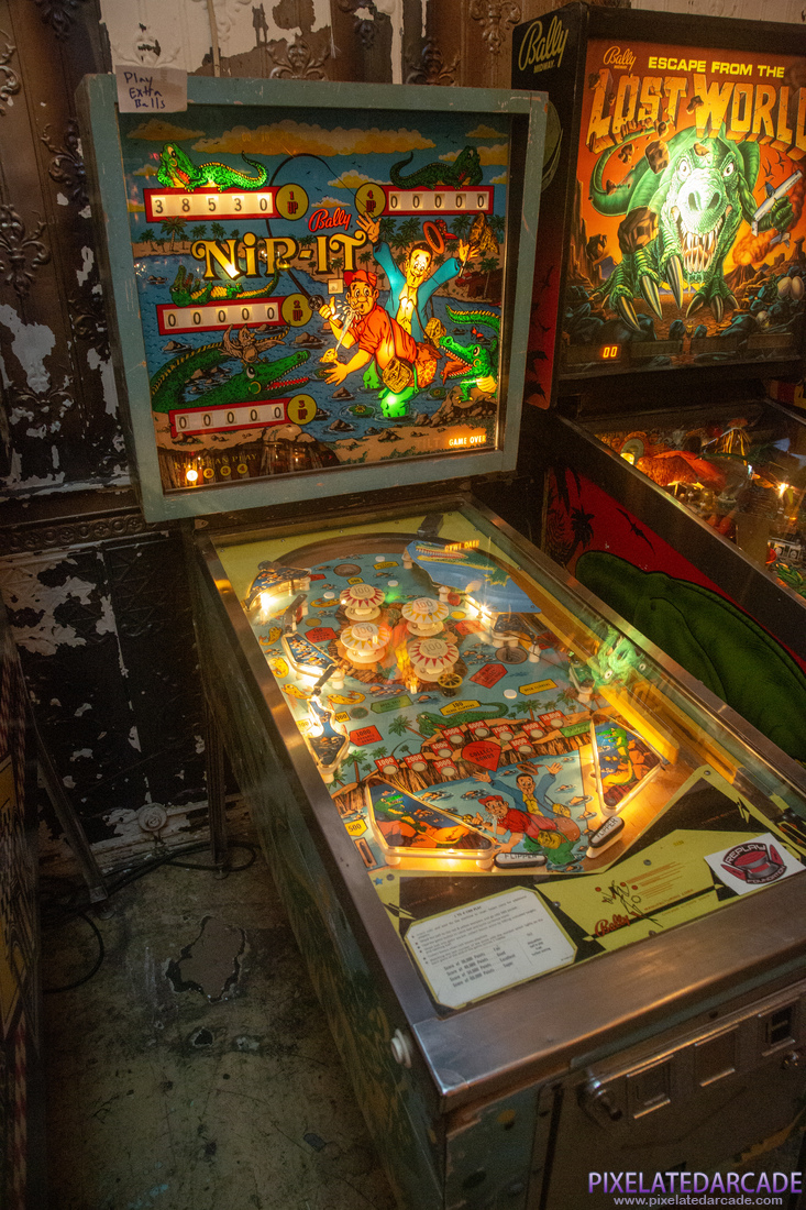 Nip-It Photo: Nip-It pinball cabinet