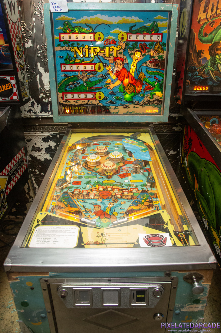 Nip-It Photo: Nip-It pinball cabinet