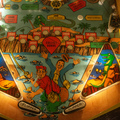 Nip-It pinball cabinet - Lower playfield