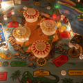 Nip-It pinball cabinet - Upper playfield
