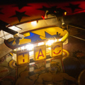 Tag-Team Pinball cabinet - Playfield detail
