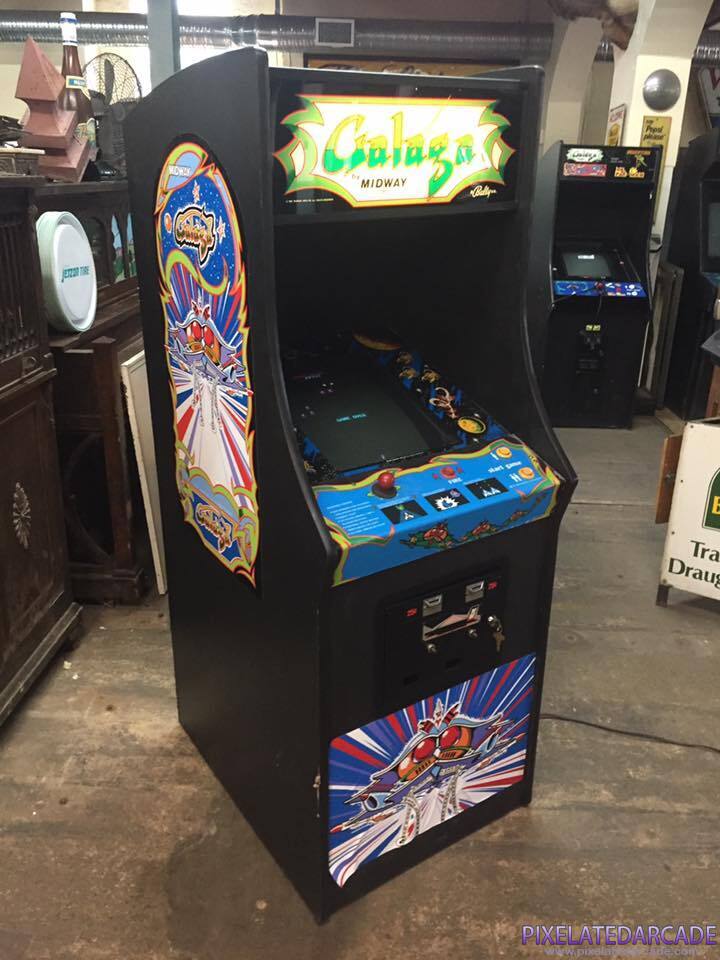 Galaga Photo: Galaga arcade cabinet