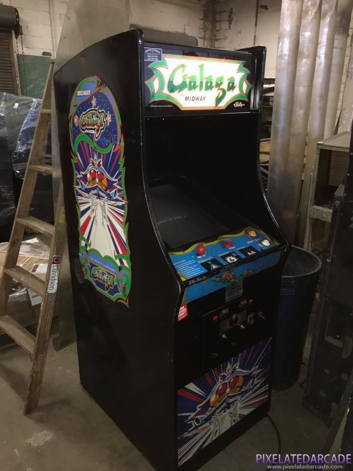 Galaga Photo: Galaga arcade cabinet
