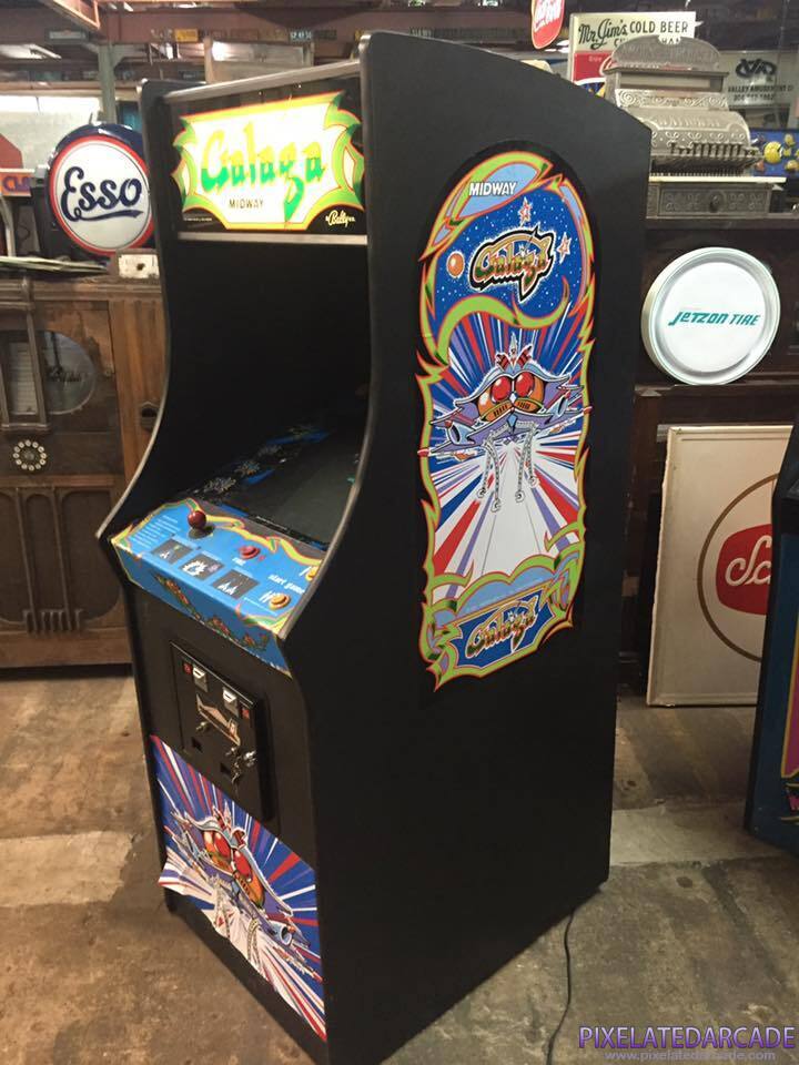 Galaga Photo: Galaga arcade cabinet