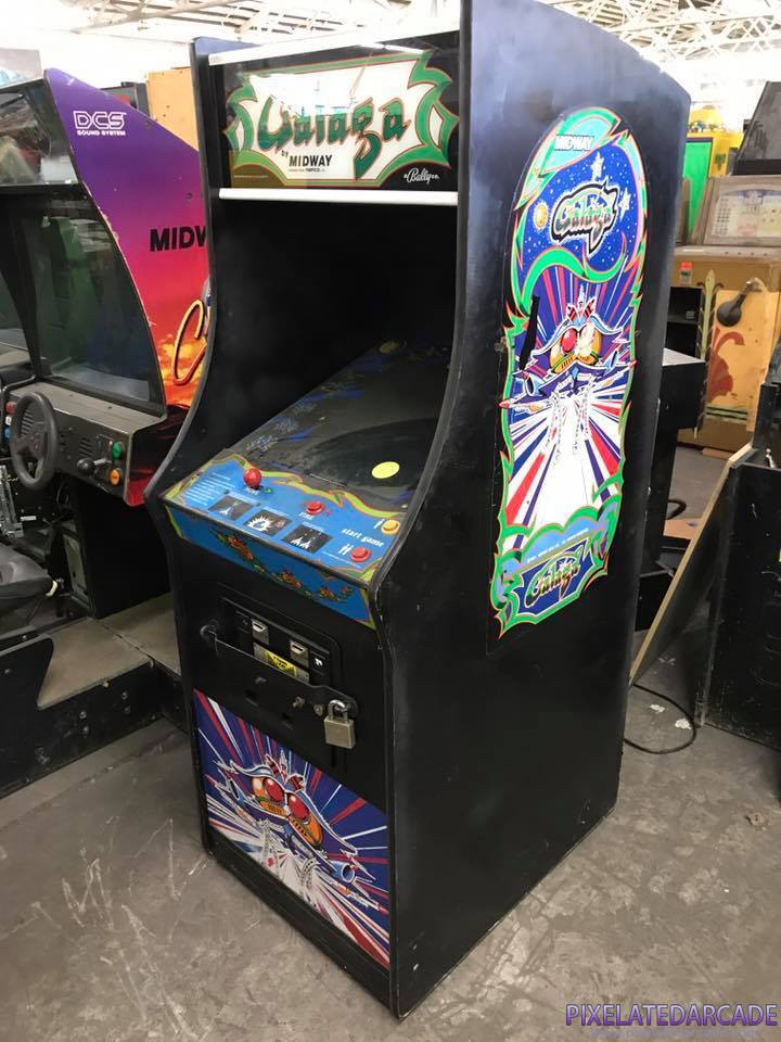Galaga Photo: Galaga arcade cabinet