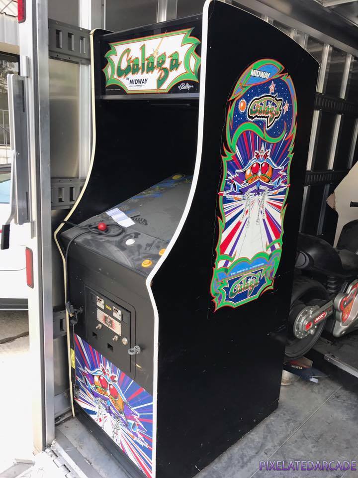 Galaga Photo: Galaga arcade cabinet