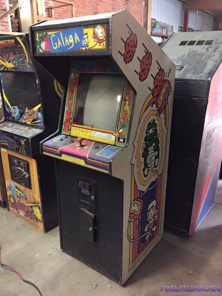 Galaga Photo: Galaga in Dig Dug cabinet