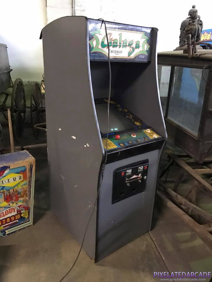 Galaga Photo: Galaga in Galaxian cabinet