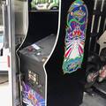 Galaga arcade cabinet