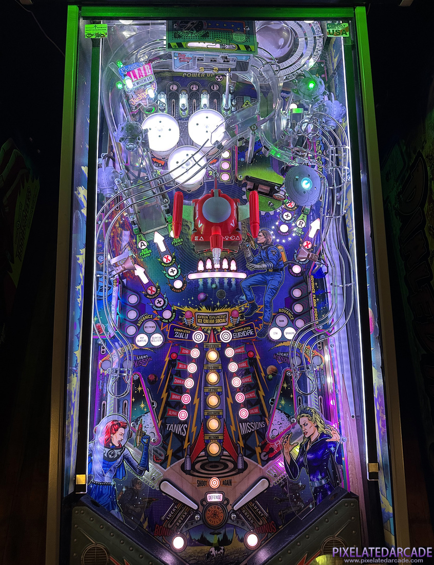 Galactic Tank Force Photo: Galactic Tank Force pinball cabinet - Playfield
