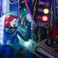 Galactic Tank Force pinball cabinet - Lower playfield (Left)