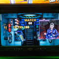 Galactic Tank Force pinball cabinet - LCD display