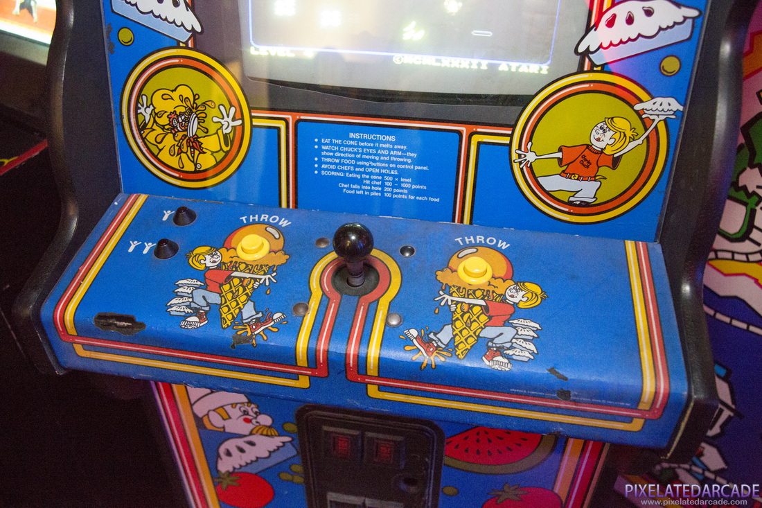 Food Fight Photo: Food Fight arcade cabinet at MAGFest 2016 - Game controls