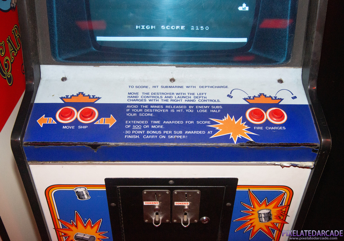 Depthcharge Photo: Depthcharge arcade cabinet - Controls