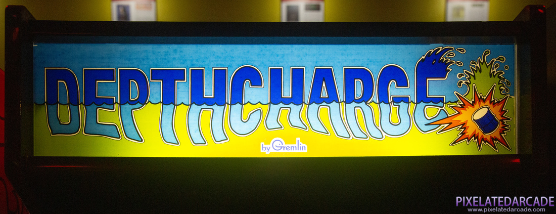 Depthcharge Photo: Depthcharge arcade cabinet - Marquee