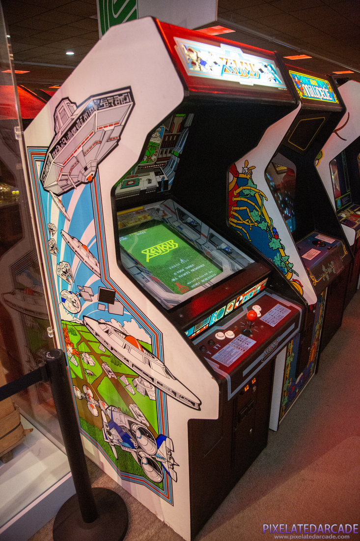 Xevious Photo: Xevious arcade cabinet