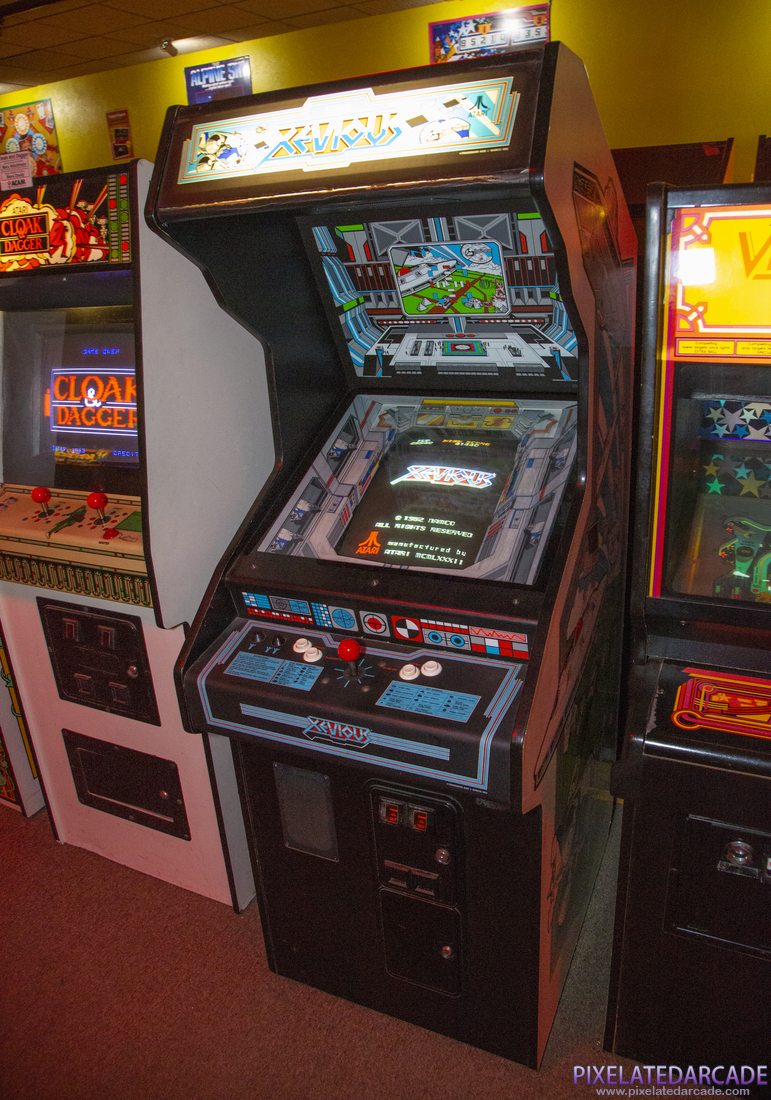 Xevious Photo: Xevious arcade cabinet