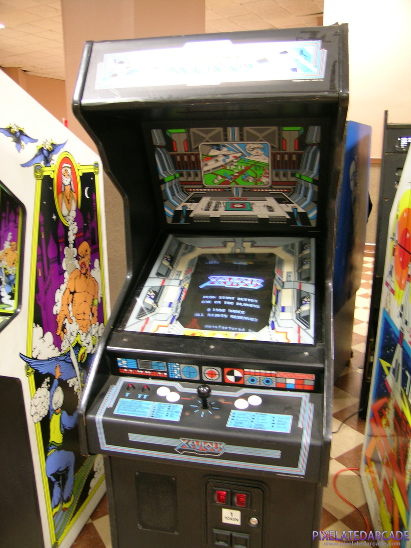 Xevious Photo: Xevious arcade cabinet at America's Video Game Expo 2006
