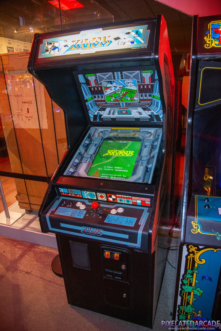 Xevious Photo: Xevious arcade cabinet