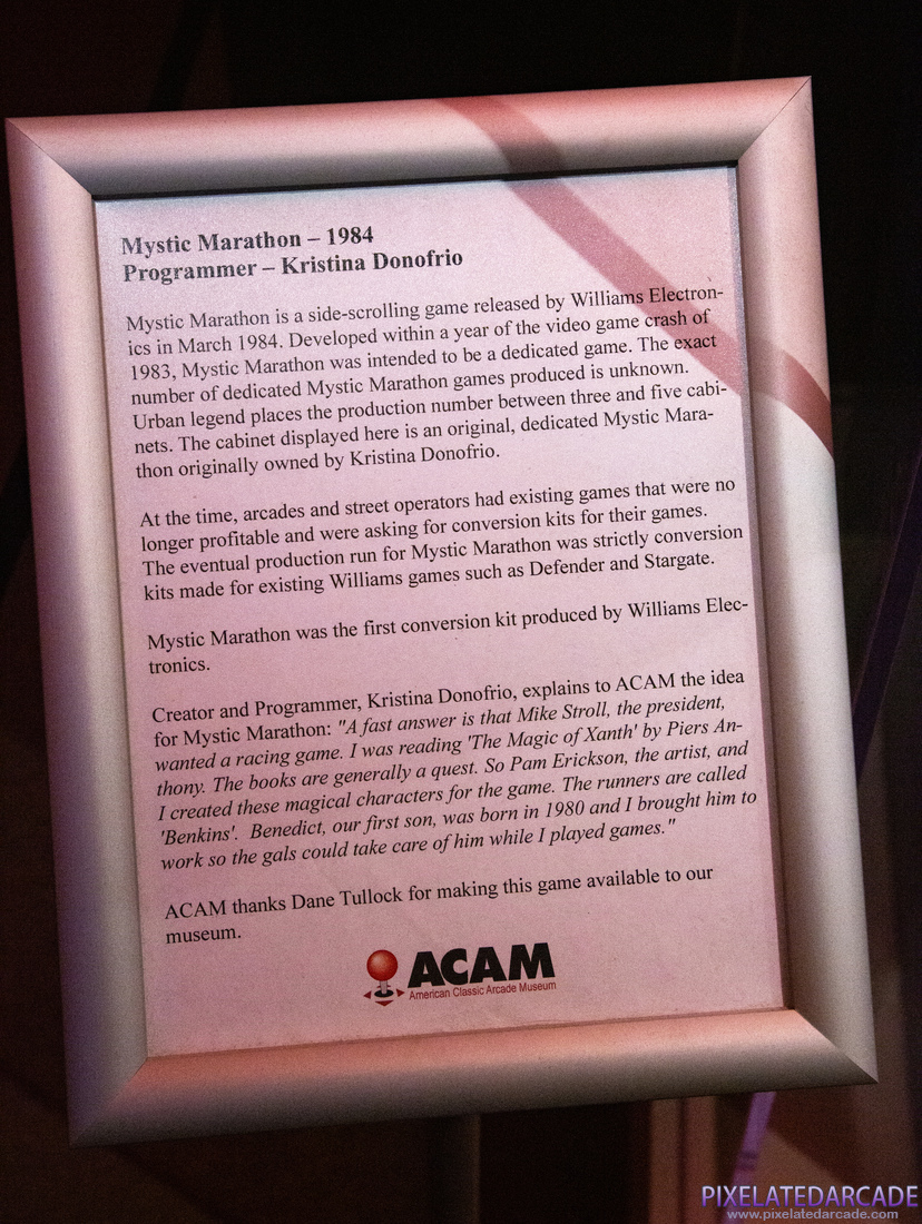 Mystic Marathon Photo: Mystic Marathon - ACAM information placard