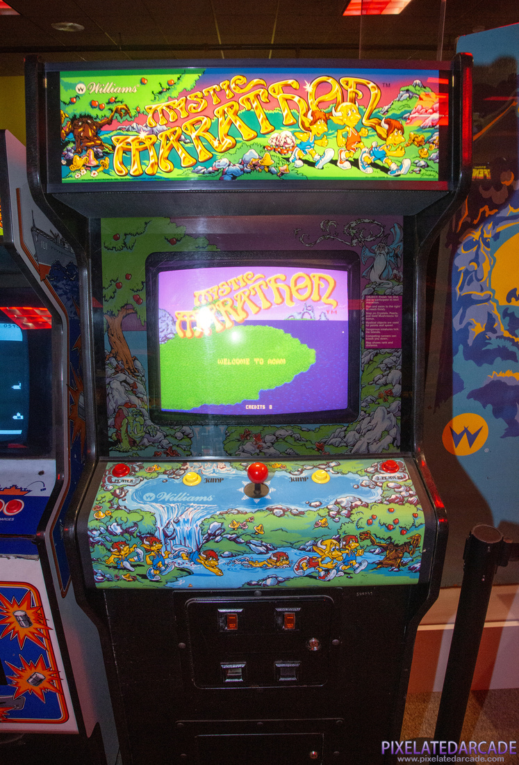 Mystic Marathon Photo: Mystic Marathon arcade cabinet - Front