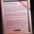 Mystic Marathon - ACAM information placard
