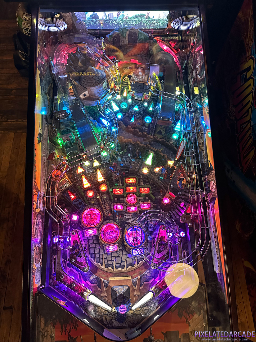 Jim Henson’s Labyrinth Photo: Labyrinth pinball cabinet - Playfield