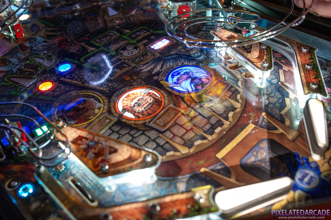 Jim Henson’s Labyrinth Photo: Labyrinth pinball cabinet - Playfield detail