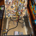 Labyrinth pinball cabinet - Inside cabinet