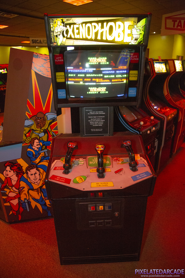 Xenophobe Photo: Xenophobe arcade cabinet - Front