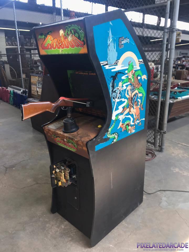 Crossbow Photo: Crossbow arcade cabinet - right side
