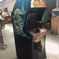 Crossbow arcade cabinet - left side