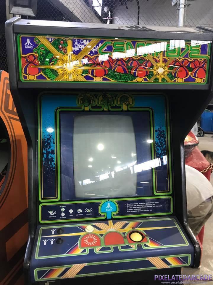 Centipede Photo: Centipede arcade cabinet - controls, monitor, and marquee
