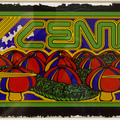 Centipede arcade cabinet - Marquee
