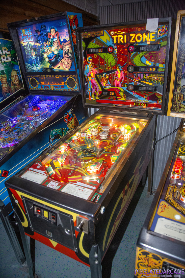 Tri Zone Photo: Tri Zone pinball cabinet