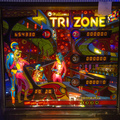 Tri Zone pinball cabinet - Backbox